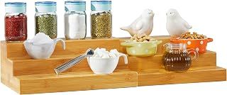 RoyalHouse Expandable 3-Tier Bamboo Spice Rack